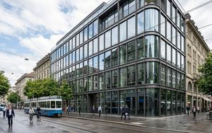 Julius Bär Bankgebäude Fassade in Zürich